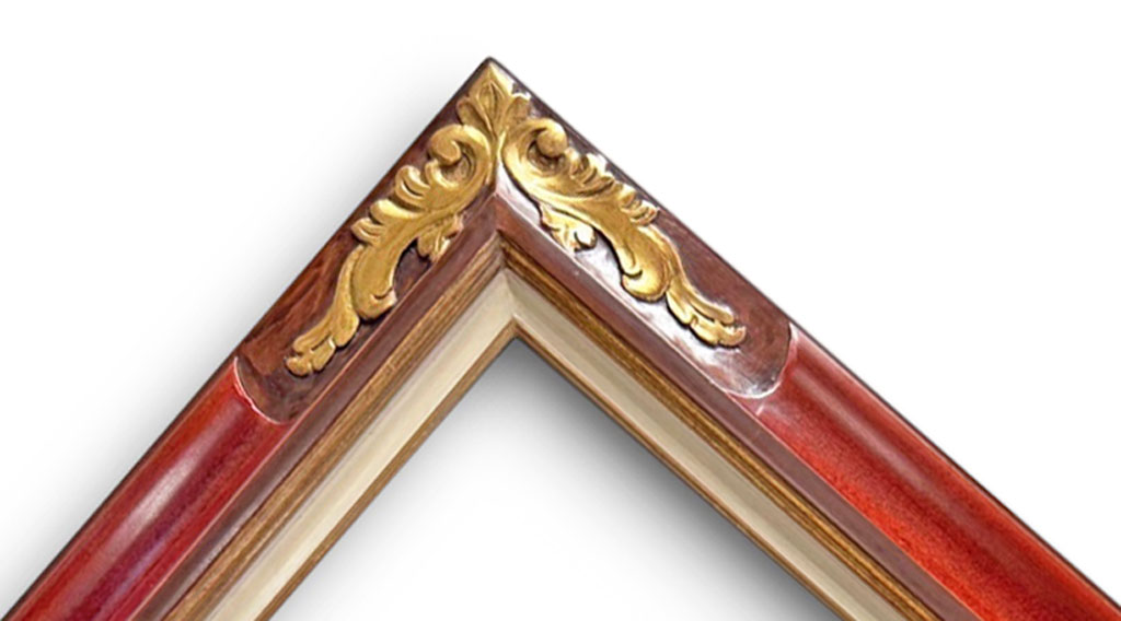 Nitro Sculpté baroque or rouge