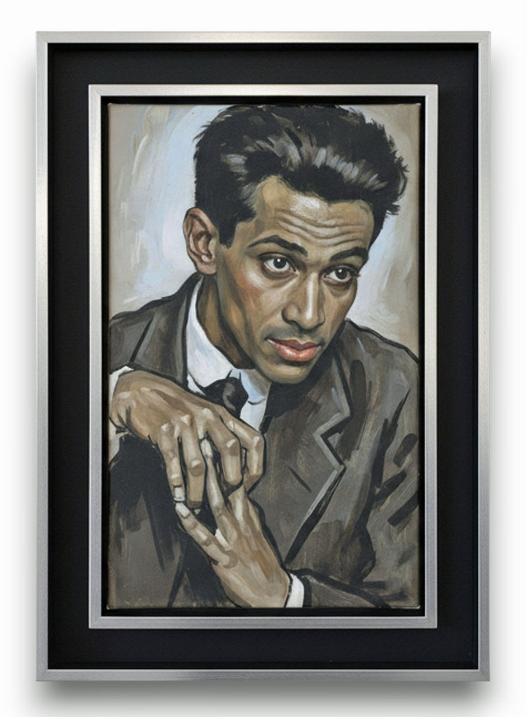 Caisse cache-clous Noir filets argent