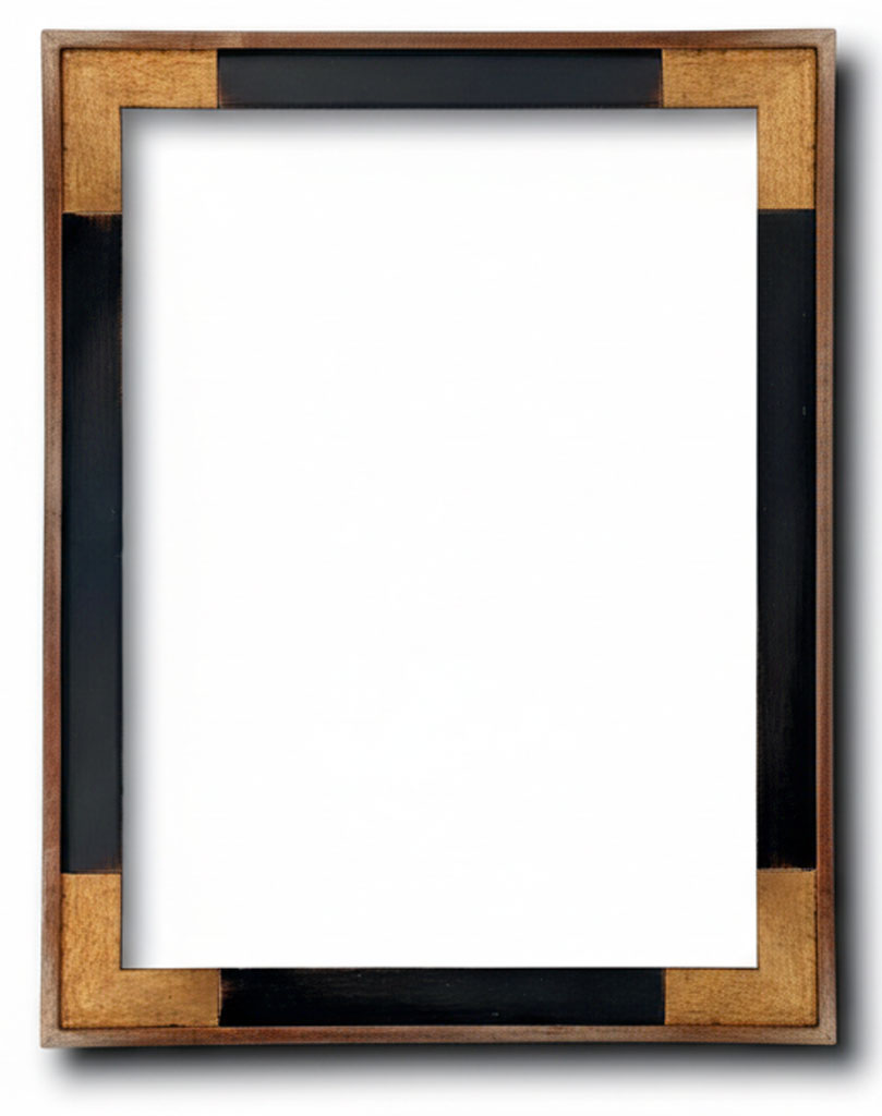 Dion Cartouche or filet extérieur argent plat et dos couleur