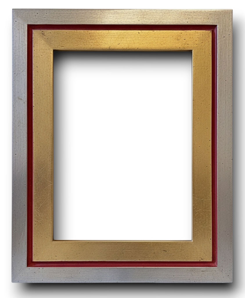 Arcobaleno 50 Bimétal devant or creux couleur